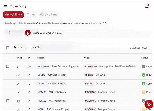 AI Assistance - Time Entry and Insight generation