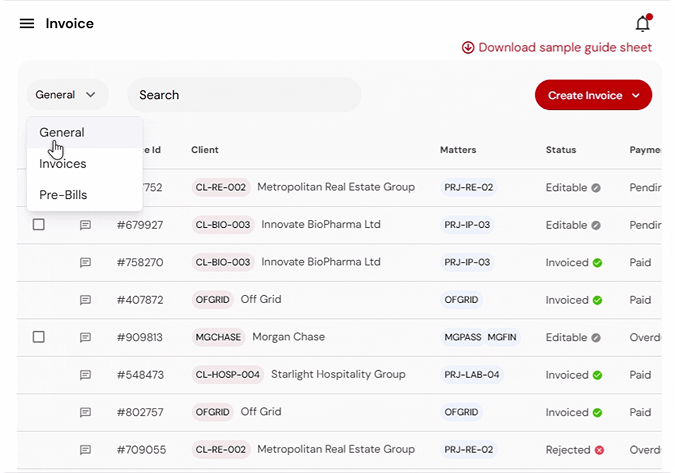 Integrated Billing & Expense Management - Client Invoices and Expense tracking